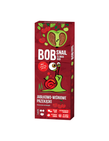 Bob Snail Roll Jabłko Wiśnia 30g