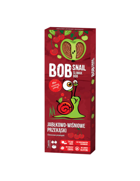 Bob Snail Roll Jabłko Wiśnia 30g
