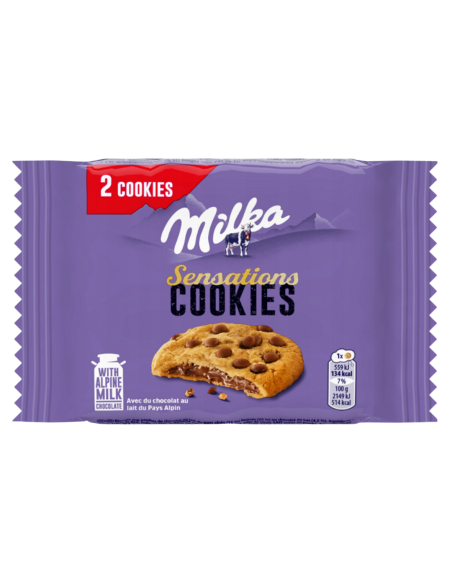 Milka Ciastka Sensations z Nadzieniem Choco 52g