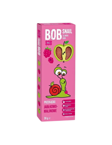 BOB Snail Roll Przekąska Jabłko Malina 30g