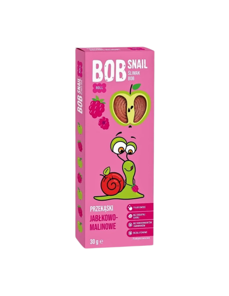 BOB Snail Roll Jabłko Malina 30g