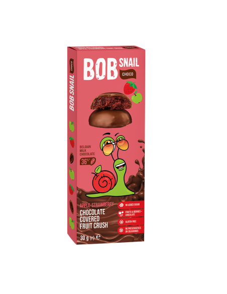 BOB Snail Choco Jabłko Truskawka 30g