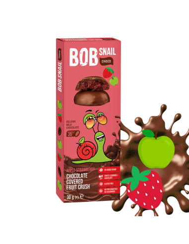 BOB Snail Choco Jabłko Truskawka 30g