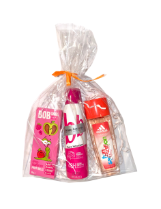 Zestaw Prezentowy Upominek dla Dziewczyny Zapach i Słodka Przekąska!