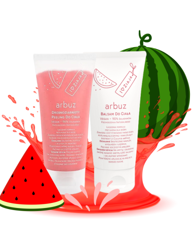 ZIAJA Arbuz Pakiet Kosmetyków Balsam + Peeling