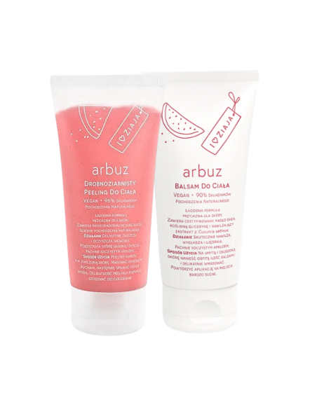 ZIAJA Arbuz Pakiet Kosmetyków Balsam + Peeling