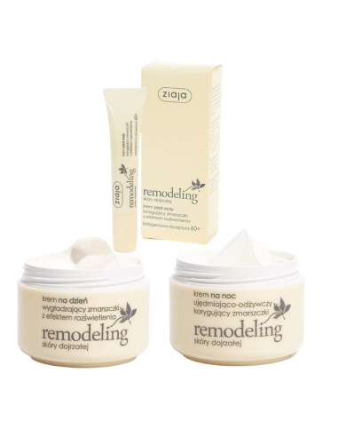 Pakiet Produktów Pielęgnacyjnych do Skóry Dojrzałej Ziaja Remodeling 60+