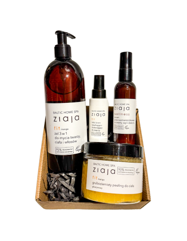 ZIAJA Zestaw Prezentowy Baltic Fit Mango Wellness Pielęgnacja
