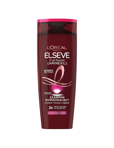 LOREAL Elseve Szampon Wzmacniający do Włosów Osłabionych Full Resist 400ml