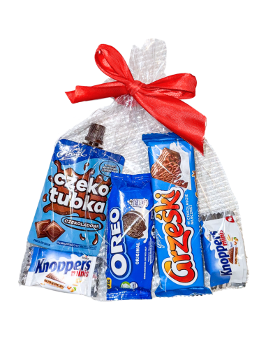 Zestaw Prezentowy Niebieskie Słodycze 5 Produktów
