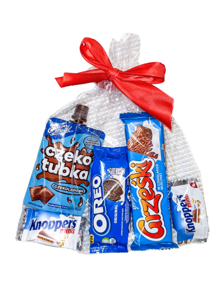 Zestaw Prezentowy Niebieskie Słodycze 5 Produktów