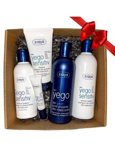 ZIAJA YEGO Zestaw Męskich Kosmetyków Pełna Pielęgnacja