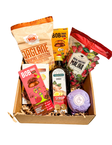 Zestaw Prezentowy Zdrowa Chwila Relaksu Przekąski + Kąpiel