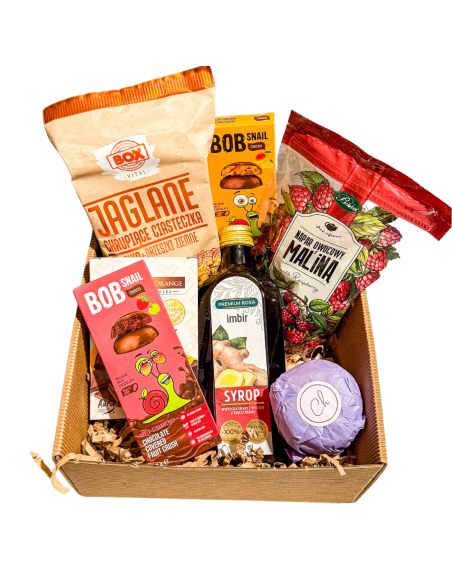 Zestaw Prezentowy Zdrowa Chwila Relaksu Przekąski + Kąpiel