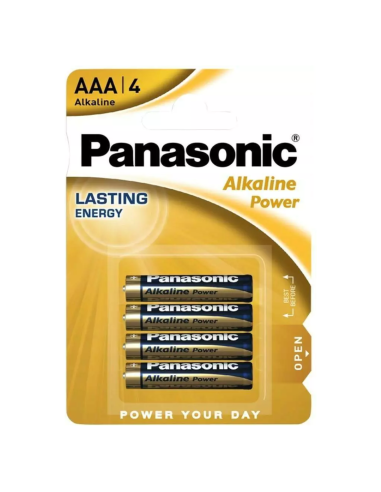 PANASONIC Alkaline Baterie Alkaliczne R3 AAA LR03 4szt