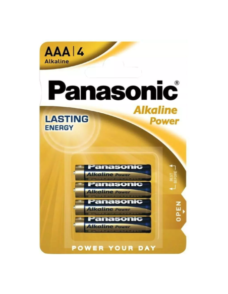PANASONIC Alkaline Baterie Alkaliczne R3 AAA LR03 4szt