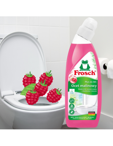 FROSCH Płyn do WC Ocet Malinowy 750ml