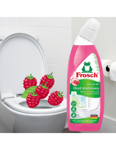 FROSCH Płyn do WC Ocet Malinowy 750ml