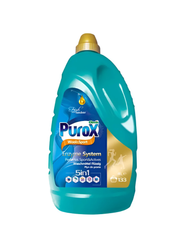 PUROX Płyn do Prania Wełny i Odzieży Sportowej Wool & Sport 4l