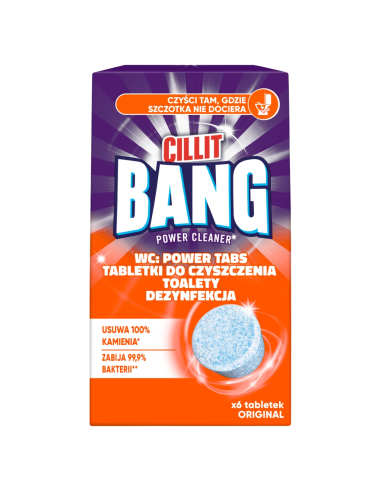 CILLIT BANG Tabletki do Czyszczenia Toalety WC 6szt