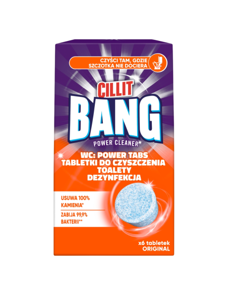 CILLIT BANG Tabletki do Czyszczenia Toalety WC 6szt
