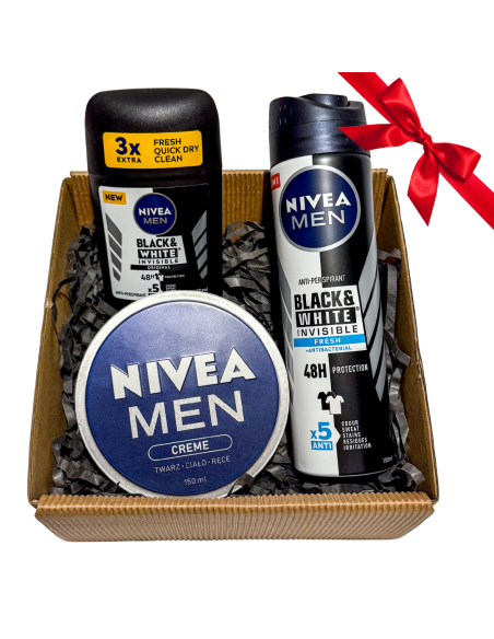 NIVEA MEN Zestaw Prezentowy dla Faceta - Czarna Elegancja
