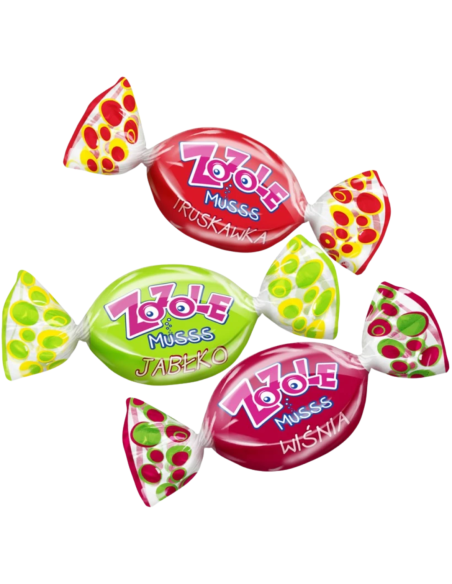Zozole Cukierek Jabłko/Wiśnia/Truskawka 1 szt. ok. 6g