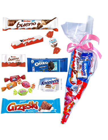Zestaw Rożek Słodyczy Prezent dla Dzieci Wariant A