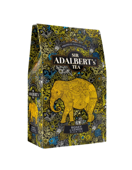 Adalbert's Herbata Czarna Liściasta Honey & Lemon 80g