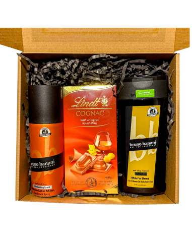 Zestaw Prezentowy dla Mężczyzny Bruno Banani Czekolada Lindt
