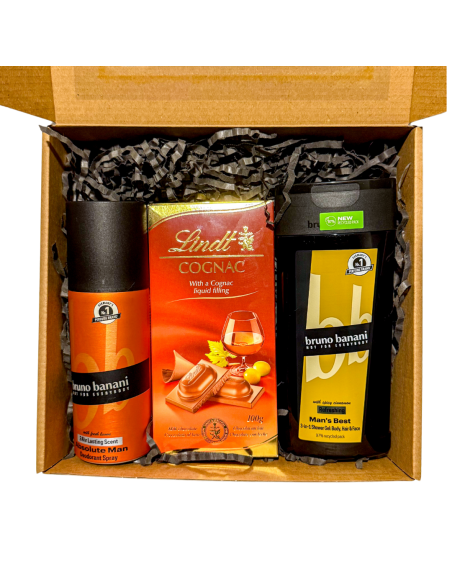 Zestaw Prezentowy dla Mężczyzny Bruno Banani Czekolada Lindt