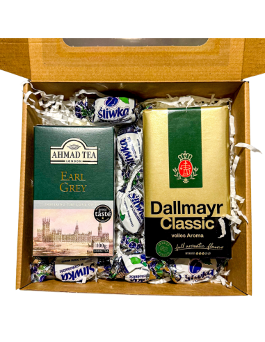 Zestaw Prezentowy Kawa Herbata Śliwki