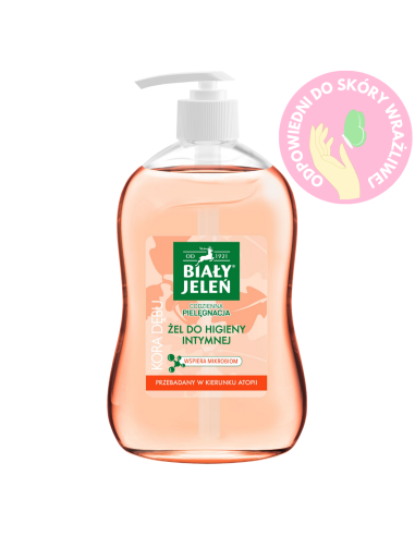 BIAŁY JELEŃ Żel do Higieny Intymnej Kora Dębu 500ml