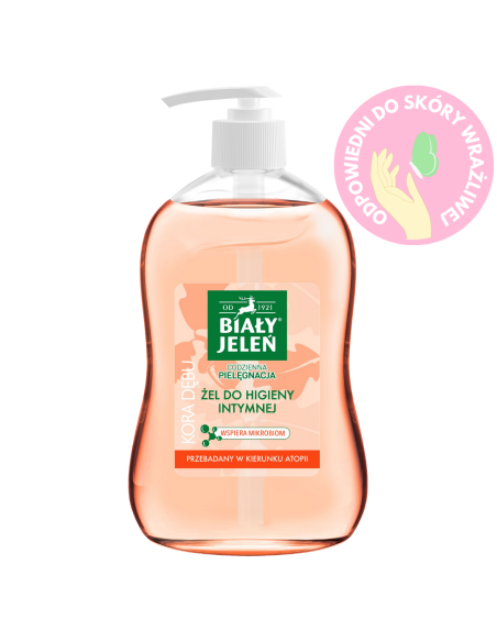 BIAŁY JELEŃ Żel do Higieny Intymnej Kora Dębu 500ml