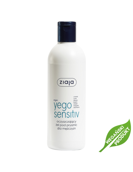 ZIAJA Yego Sensitiv Żel pod Prysznic dla Mężczyzn Oczyszczający 300ml