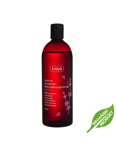 ZIAJA Szampon do Włosów Przetłuszczających się Lawenda 500ml