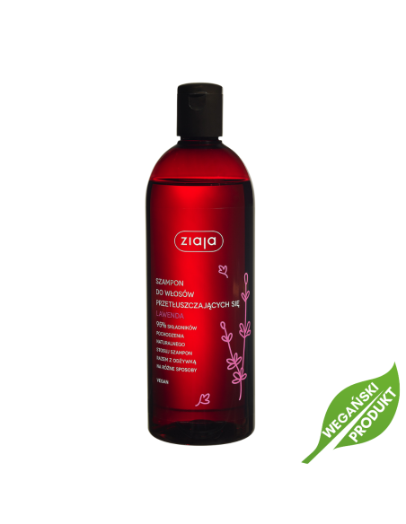 ZIAJA Szampon do Włosów Przetłuszczających się Lawenda 500ml