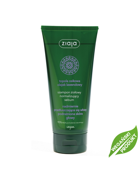 ZIAJA Ziołowy Szampon do Włosów Normalizujący Sebum 200ml