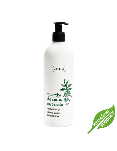 ZIAJA Awokado Mleczko do Ciała Skóra Sucha Zniszczona 400ml