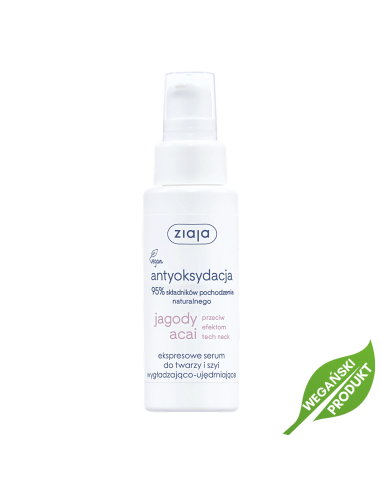 ZIAJA Jagody Acai Ekspresowe Serum do Twarzy Wygładzająco Ujędrniające 50ml