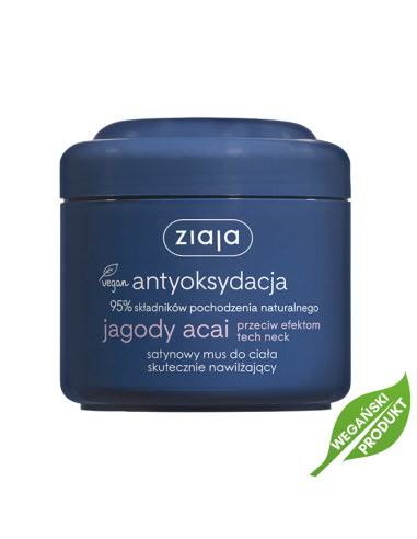 ZIAJA Jagody Acai Satynowy Mus do Ciała Nawilżający 200ml