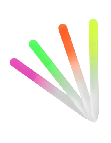 MIMO скляний пилок для нігтів неоновий