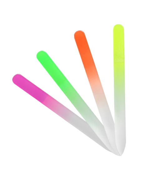 MIMO скляний пилок для нігтів неоновий