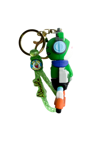 Brelok Żaba na Hulajnodze