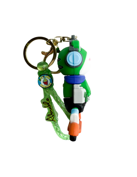 Brelok Żaba na Hulajnodze