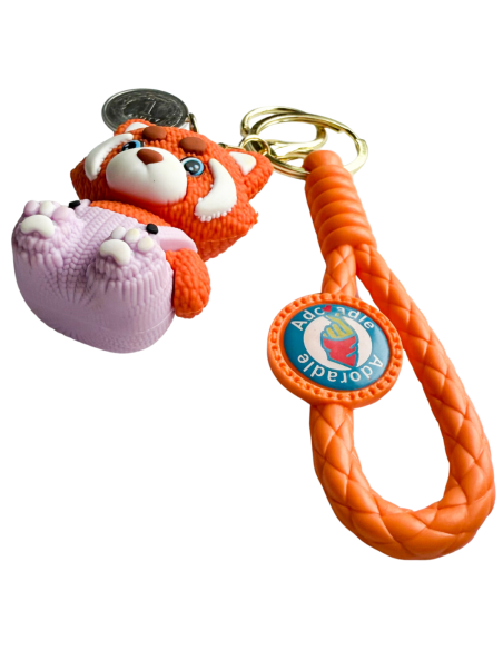 Brelok Lisek Gumowy do Kluczy Plecaka Torebki