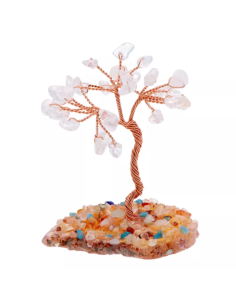 Drzewko Szczęścia Kryształ Górski 8 cm