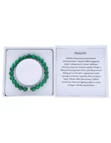Bransoletka z kamienia Malachit (opis)
