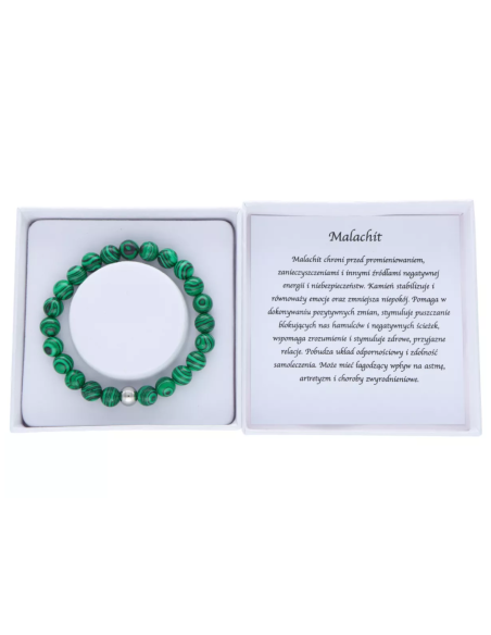 Bransoletka z kamienia Malachit (opis)
