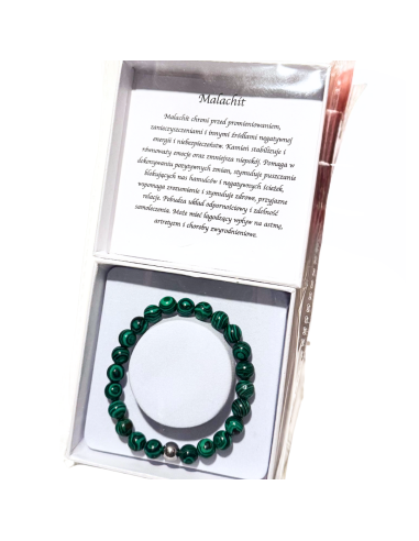 Bransoletka z kamienia Malachit (opis)
